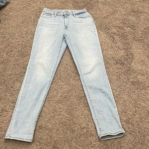 Levi’s Strauss high-rise skinny jeans.